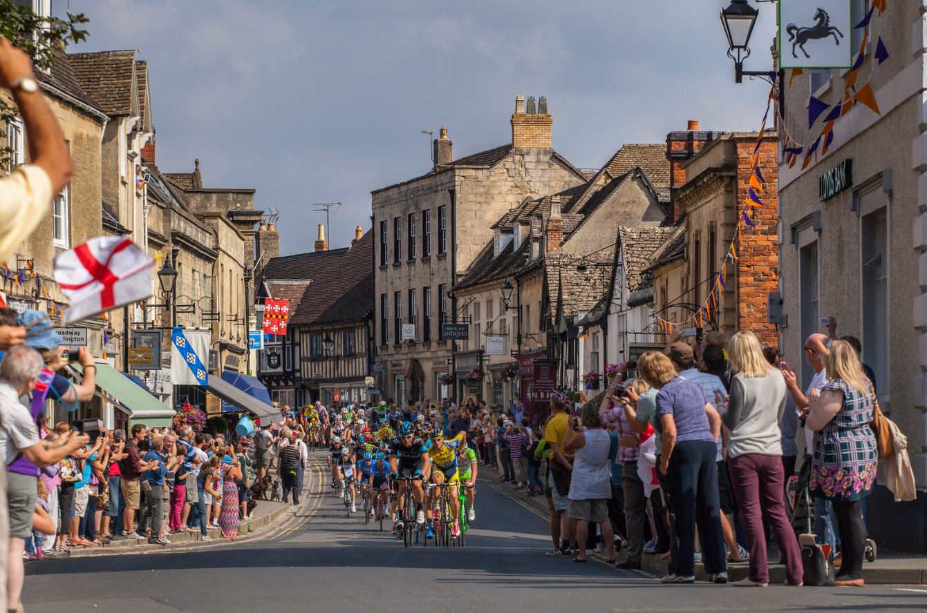 Tour of Britain in Winchcombe